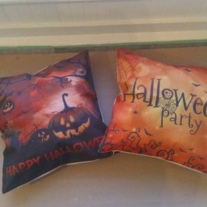 *NWOT* 6 Halloween Accent Pillow Covers